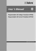 Preview for 1 page of Iskra MT416 User Manual