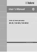 Iskra SG-E1 Series User Manual предпросмотр