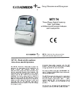 ISKRAEMECO MT174 Manual preview