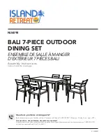 ISLAND RETREAT BALI NU6898 Assembly Instructions Manual preview