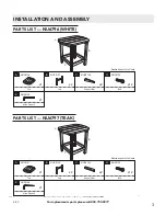 Предварительный просмотр 3 страницы ISLAND RETREAT EZ-CARE TEK-WOOD NU6796 Assembly Instructions Manual