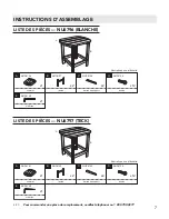 Предварительный просмотр 7 страницы ISLAND RETREAT EZ-CARE TEK-WOOD NU6796 Assembly Instructions Manual