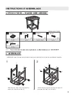 Предварительный просмотр 8 страницы ISLAND RETREAT EZ-CARE TEK-WOOD NU6796 Assembly Instructions Manual