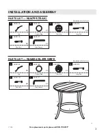 Preview for 3 page of ISLAND RETREAT EZ-CARE TEK-WOOD NU6799 Assembly Instructions Manual