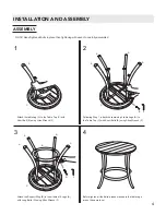 Preview for 4 page of ISLAND RETREAT EZ-CARE TEK-WOOD NU6799 Assembly Instructions Manual