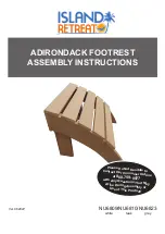 Preview for 1 page of ISLAND RETREAT EZ-CARE TEK-WOOD NU6809 Assembly Instructions Manual