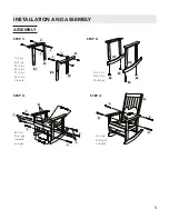 Предварительный просмотр 5 страницы ISLAND RETREAT EZ-CARE TEK-WOOD NU6913 Assembly Instructions Manual