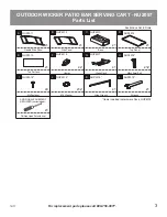 Preview for 3 page of ISLAND RETREAT NU2057 Assembly Instructions Manual