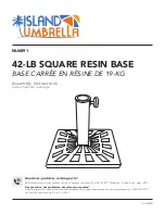 Island Umbrella NU6891 Assembly Instructions Manual preview