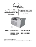 Предварительный просмотр 1 страницы Islandaire EZ2609A2C1S44AA Installation Instructions And Owner'S Manual