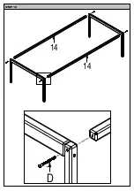 Предварительный просмотр 14 страницы isle of dogs HIGH-SLEEPER 200/90 Assembly Instructions Manual