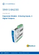 iSMA CONTROLLI SfAR-S-8AI2DO User Manual предпросмотр