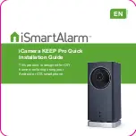 iSmartAlarm iCamera KEEP Pro Quick Installation Manual предпросмотр