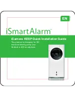 iSmartAlarm icamera keep Quick Installation Manual предпросмотр