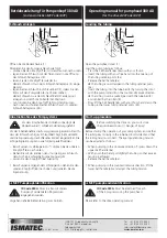 Preview for 2 page of Ismatec 380 AD Operating Manual