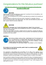 Preview for 2 page of ISO Italia Group Air T12 User Manual