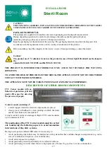 Preview for 17 page of ISO Italia Group Steril Room User Manual