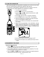 Preview for 16 page of Iso-Tech SLM 52N Instruction Manual