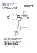 Preview for 1 page of Iso Kemper MaxiFil Operating Instructions Manual