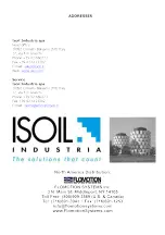 Preview for 48 page of ISOIL ISOMAG ML 210 Operating And Installation Manual