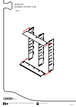 Предварительный просмотр 3 страницы ISOKING at home FLORENCE BEDSIDE TABLE Assembly Instructions Manual