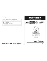 Preview for 1 page of iSolution IH9000-1 User Manual