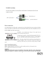 Предварительный просмотр 2 страницы ISON IS-DG308P Series Quick Installation Manual