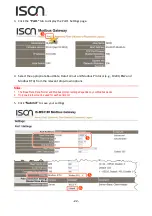 Предварительный просмотр 22 страницы ISON IS-DS5150 User Manual