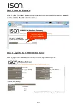 Предварительный просмотр 25 страницы ISON IS-DS5150 User Manual