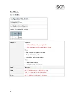 Предварительный просмотр 50 страницы ISON IS-RG528 Series Web Configuration Tool Manual