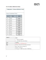 Предварительный просмотр 62 страницы ISON IS-RG528 Series Web Configuration Tool Manual
