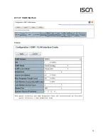 Предварительный просмотр 73 страницы ISON IS-RG528 Series Web Configuration Tool Manual