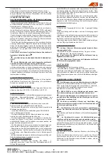 Preview for 9 page of Isoplam M220002 Operating And Maintenance