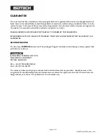 Preview for 3 page of Isotech 96178 User Maintenance Manual/Handbook