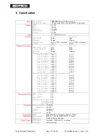 Preview for 97 page of Isotech milliK User Maintenance Manual/Handbook