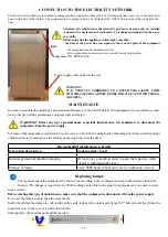 Предварительный просмотр 15 страницы Isotech Steril Cabinet 100 User Manual