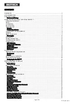 Preview for 2 page of Isotech TTI 7 PLUS User Maintenance Manual/Handbook