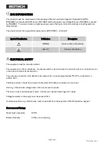 Preview for 5 page of Isotech TTI 7 PLUS User Maintenance Manual/Handbook