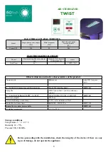 Preview for 4 page of Isotech TWIST User Manual