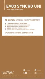 Preview for 12 page of Isotek EVO3 SYNCRO UNI Installation Instructions Manual