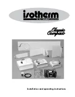 Preview for 1 page of Isotherm Classic Compact 2005 Installation And Operating Instructions Manual