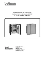 Isotherm CR 200 Installation & Operating Instructions Manual предпросмотр