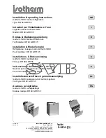 Preview for 1 page of Isotherm INOX DR 49 Installation & Operating Instructions Manual