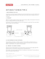 Preview for 1 page of Isotra ANTI-INSECT SCREEN E Measurement And Assembly Manual