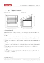 Preview for 1 page of Isotra Isolite Measurement And Assembly Manual