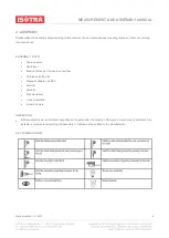 Предварительный просмотр 5 страницы Isotra LARRA 30 Measurement And Assembly Manual