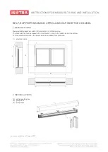 Isotra SELF-SUPPORTING BLIND, UPROLLING OUTSIDE THE CHANNE Instructions Manual preview