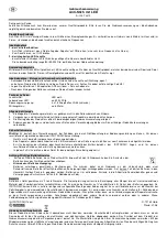 Preview for 1 page of Isotronic Anti-Bite with LED-lamp Instructions For Use Manual