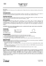 Preview for 3 page of Isotronic COMBI-Duplex Instructions For Use