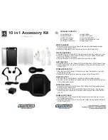 ISOUND 10 IN 1 ACCESSORY KIT FOR IPHONE 3GS Manual preview